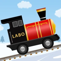 Jeu de train de Noël pour les enfants