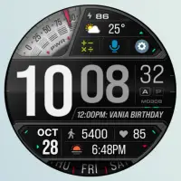 MD308 Digital watch face