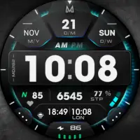 MD282 3D Digital watch face