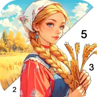 Farm Country Color By Number